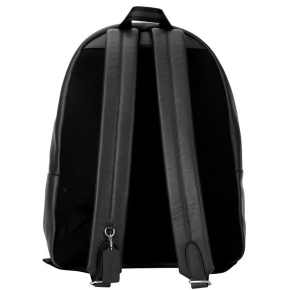 Coach Charles F54786 Leather Backpack black - Picture 3 of 5